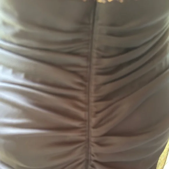 Elegant Blue Sleeveless Dress - Picture 4 of 7